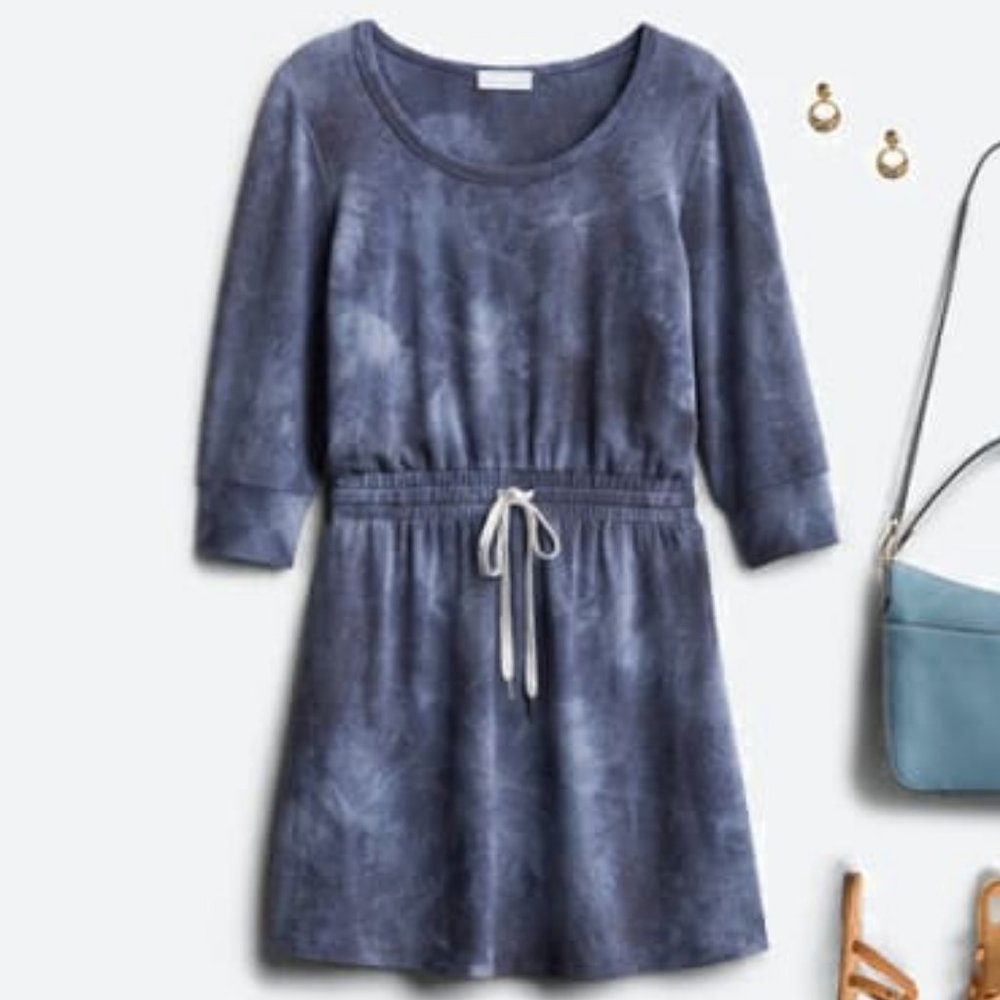 2x Gilli Blue Tie-Dye Dress